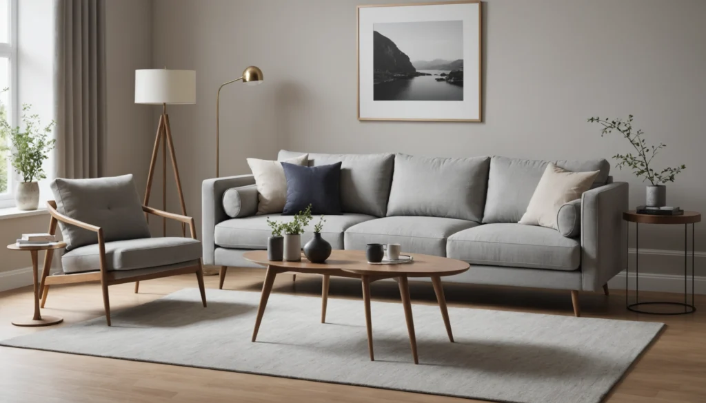 sofa mit sessel modern